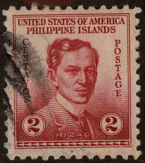 Front view of Philippines (US) 383 collectors stamp