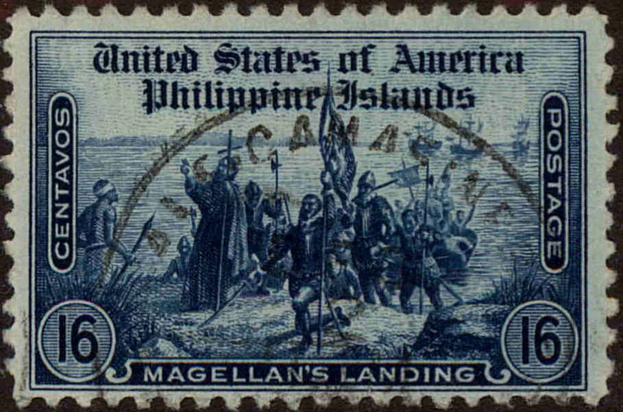 Front view of Philippines (US) 389 collectors stamp