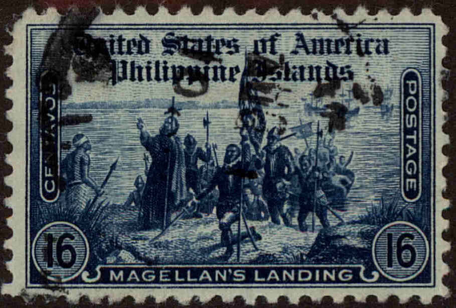 Front view of Philippines (US) 389 collectors stamp