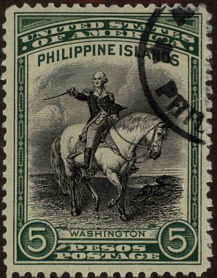 Front view of Philippines (US) 396 collectors stamp