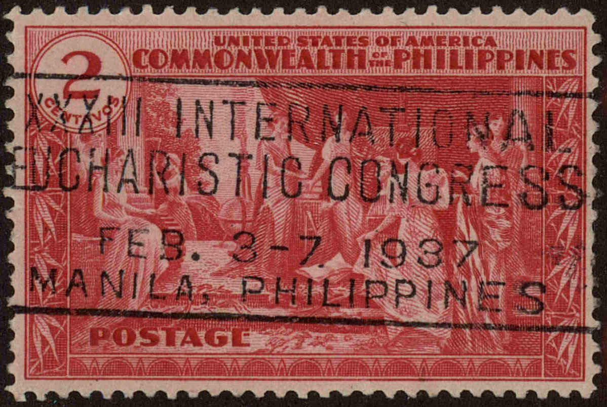 Front view of Philippines (US) 397 collectors stamp