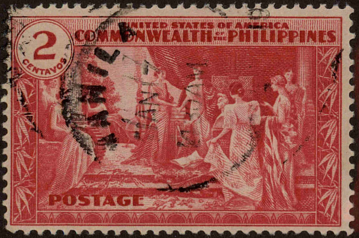 Front view of Philippines (US) 397 collectors stamp