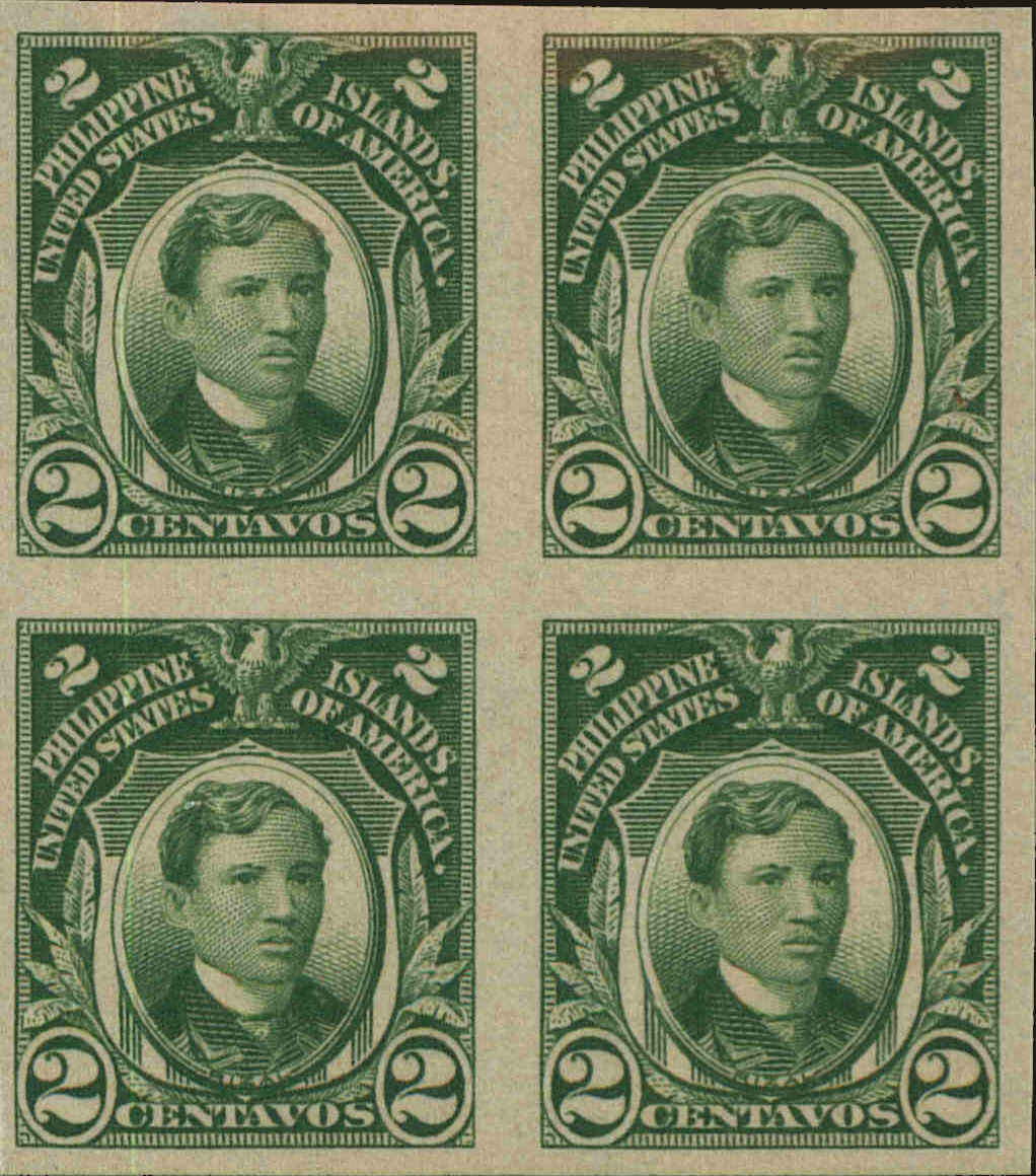 Front view of Philippines (US) 340 collectors stamp