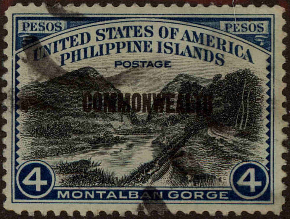 Front view of Philippines (US) 423 collectors stamp