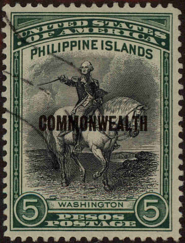 Front view of Philippines (US) 424 collectors stamp