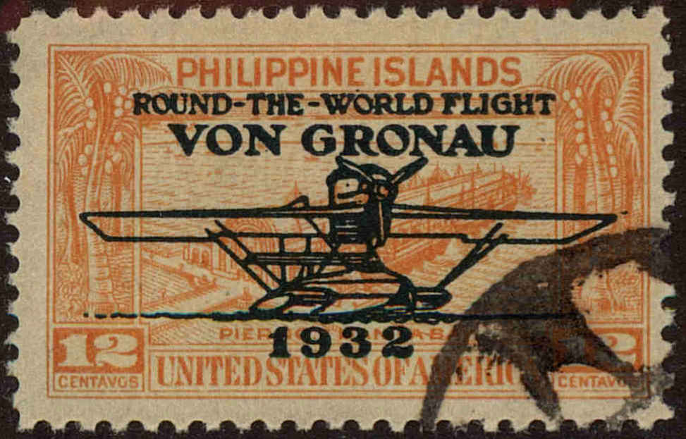 Front view of Philippines (US) C31 collectors stamp