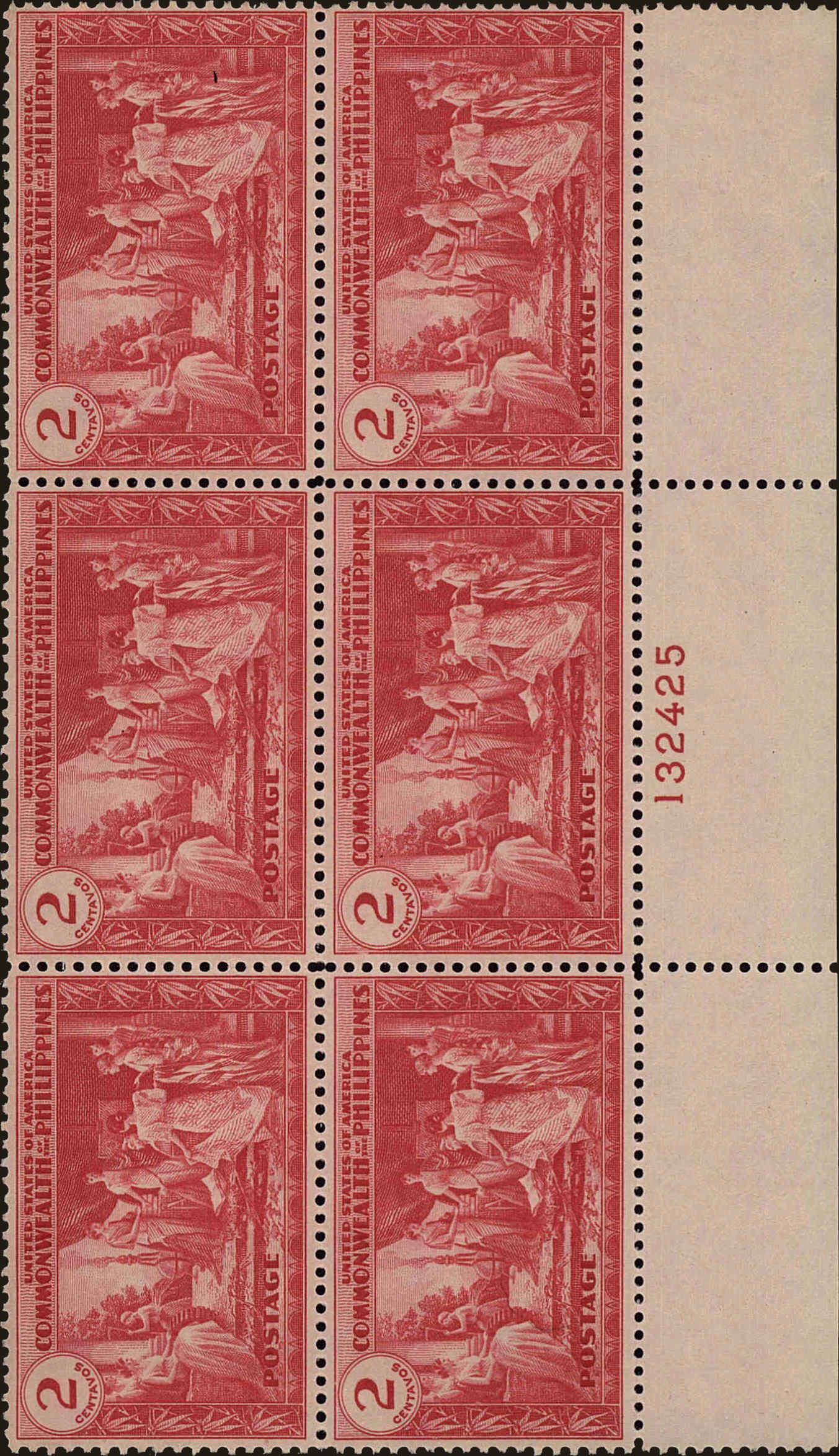 Front view of Philippines (US) 397 collectors stamp