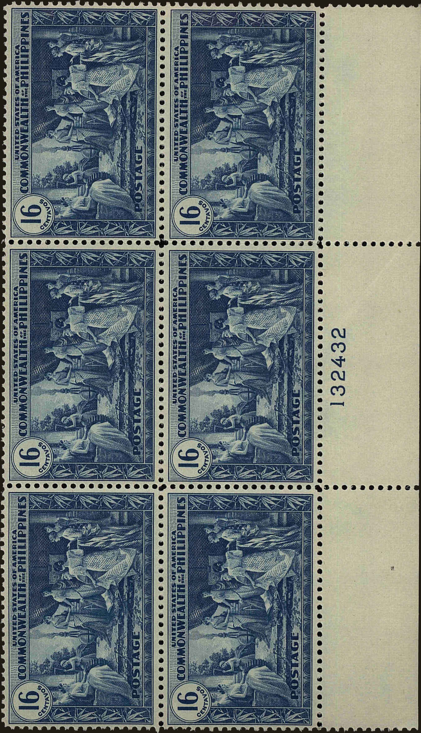 Front view of Philippines (US) 399 collectors stamp