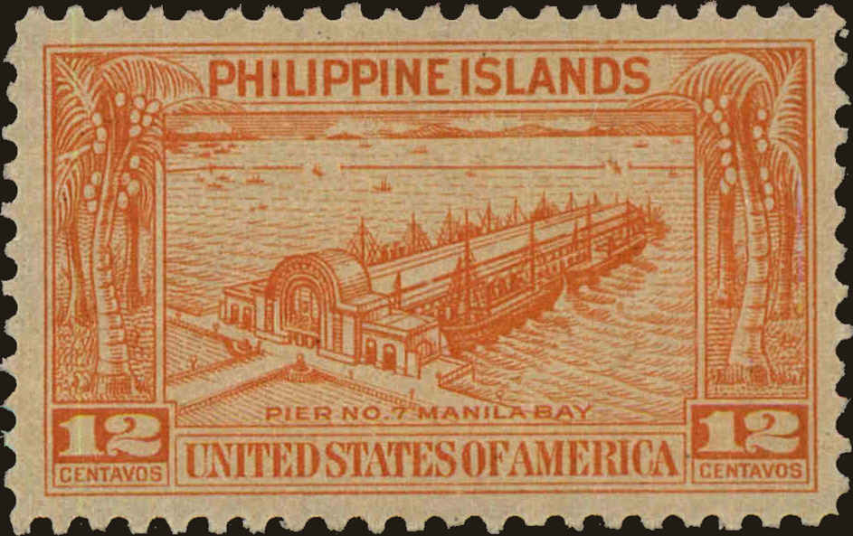 Front view of Philippines (US) 356 collectors stamp