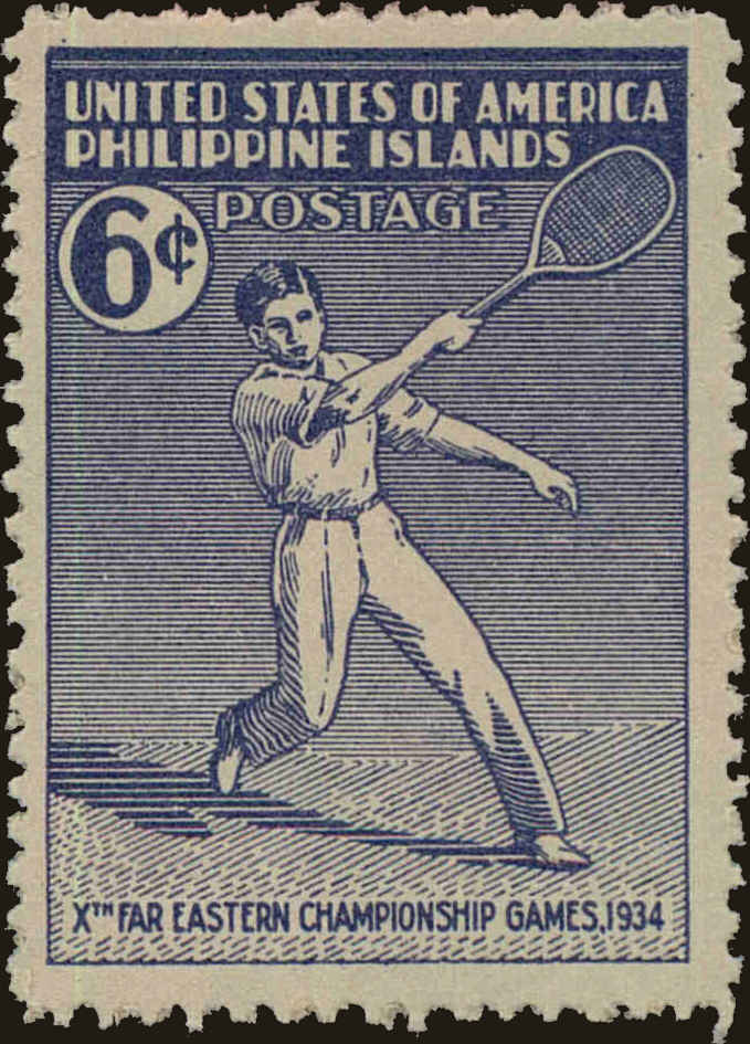 Front view of Philippines (US) 381 collectors stamp