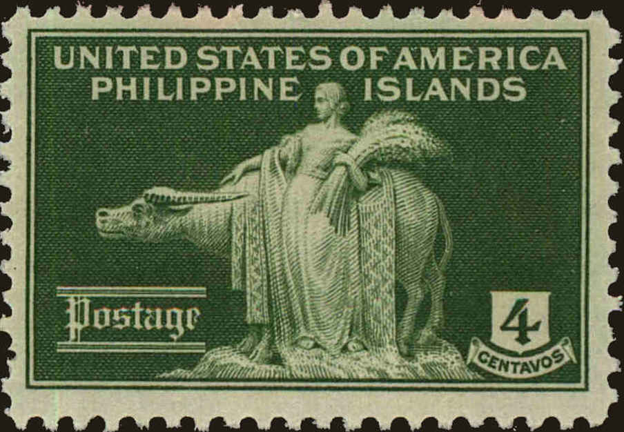 Front view of Philippines (US) 384 collectors stamp