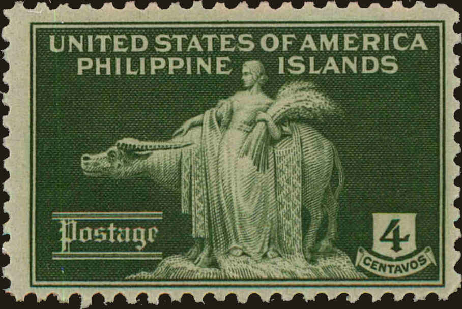 Front view of Philippines (US) 384 collectors stamp