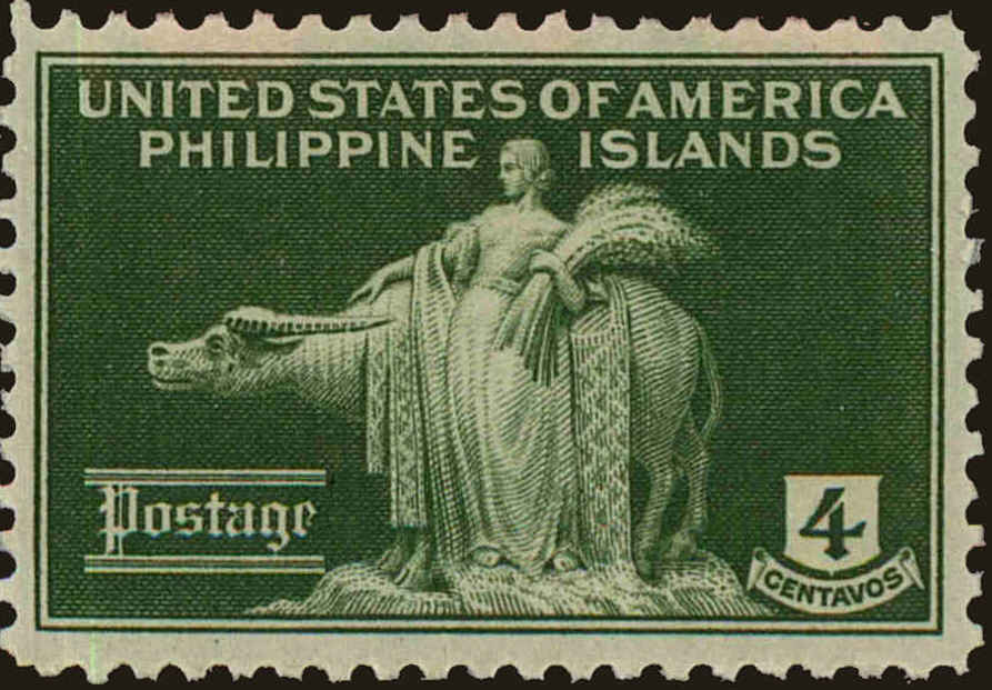 Front view of Philippines (US) 384 collectors stamp