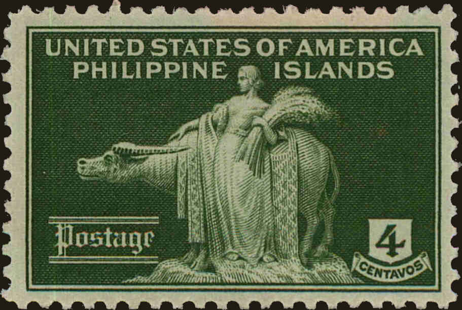 Front view of Philippines (US) 384 collectors stamp