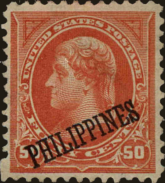 Front view of Philippines (US) 219 collectors stamp
