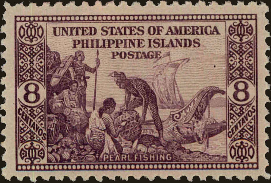 Front view of Philippines (US) 386 collectors stamp