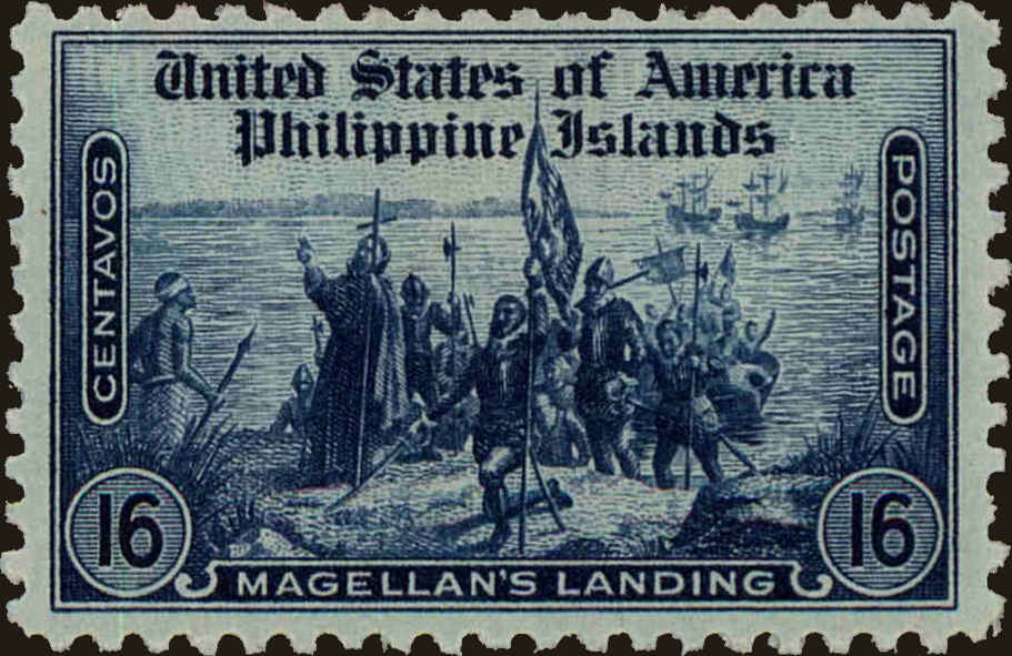 Front view of Philippines (US) 389 collectors stamp