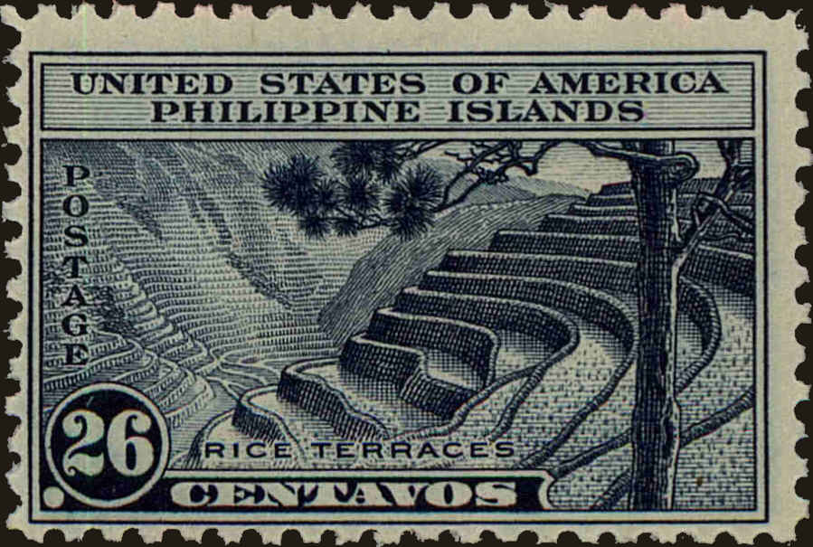 Front view of Philippines (US) 391 collectors stamp