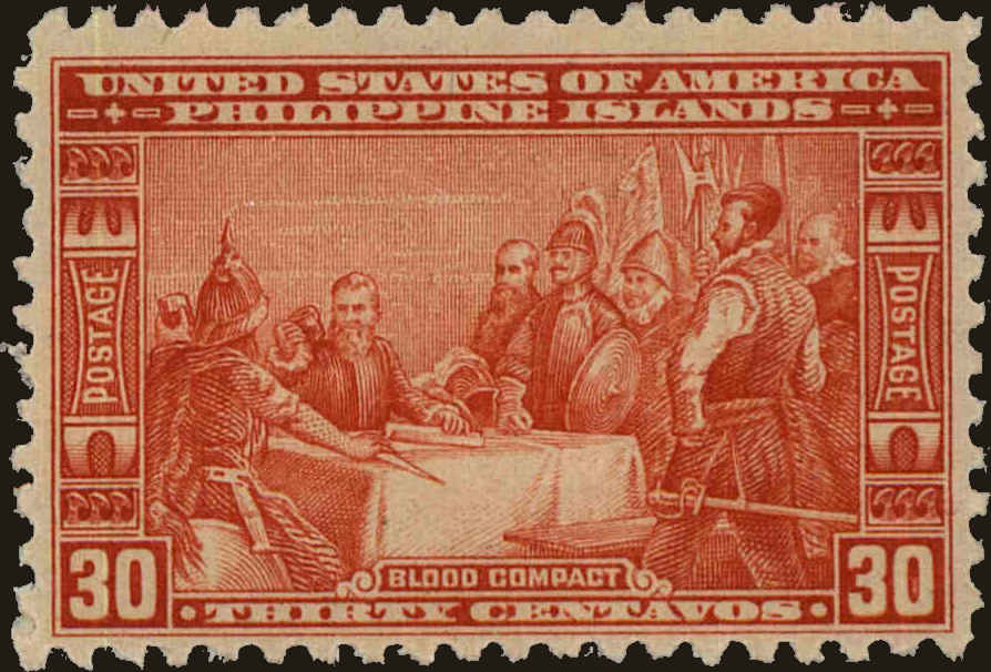 Front view of Philippines (US) 392 collectors stamp