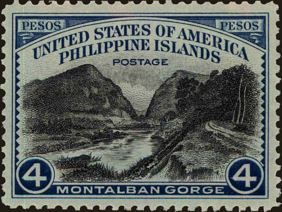 Front view of Philippines (US) 395 collectors stamp