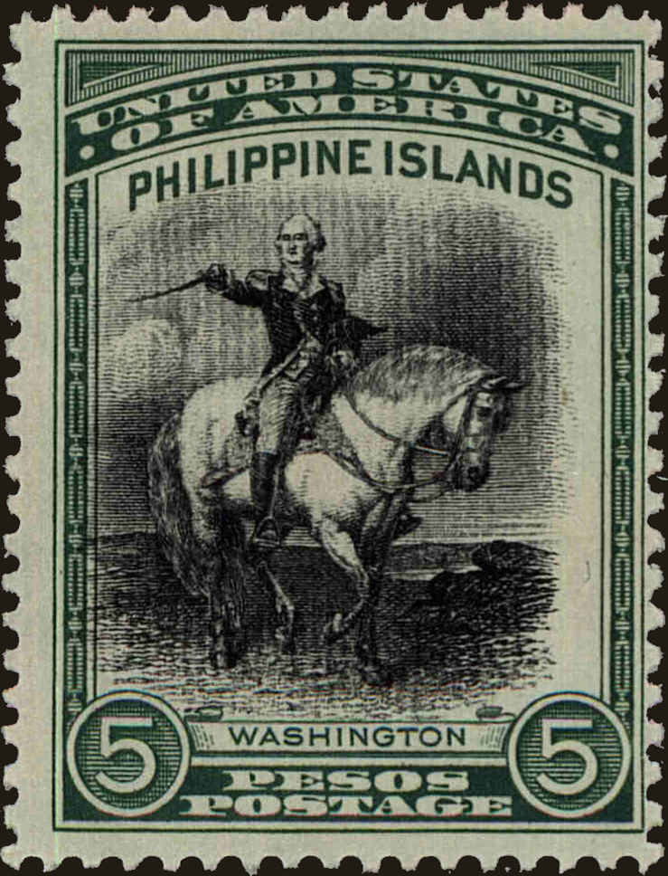 Front view of Philippines (US) 396 collectors stamp