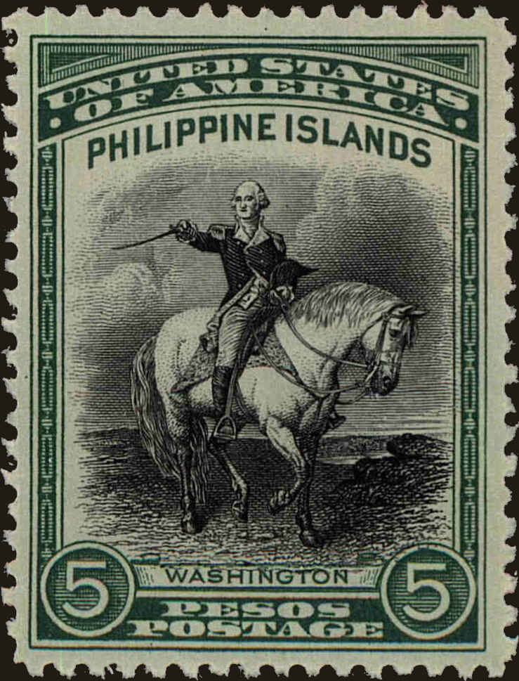 Front view of Philippines (US) 396 collectors stamp