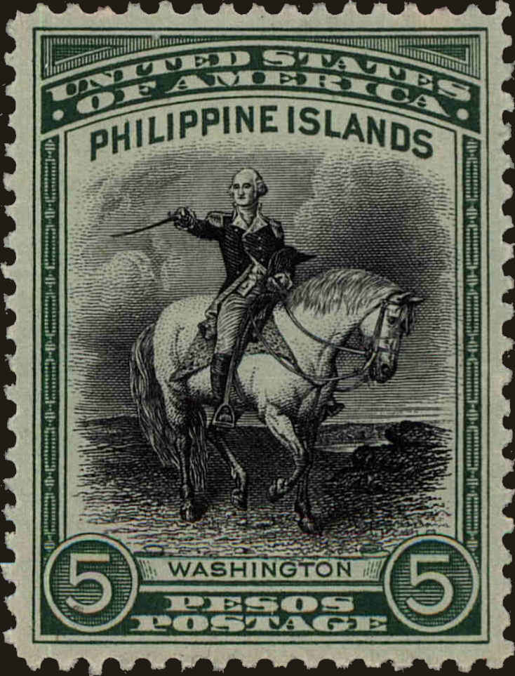 Front view of Philippines (US) 396 collectors stamp