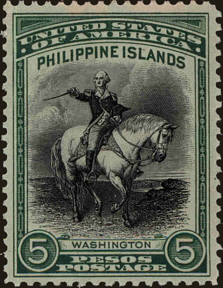 Front view of Philippines (US) 396 collectors stamp