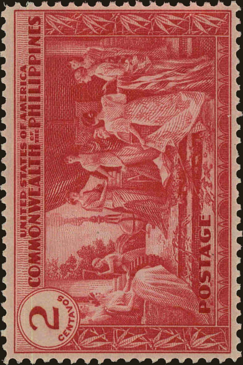 Front view of Philippines (US) 397 collectors stamp