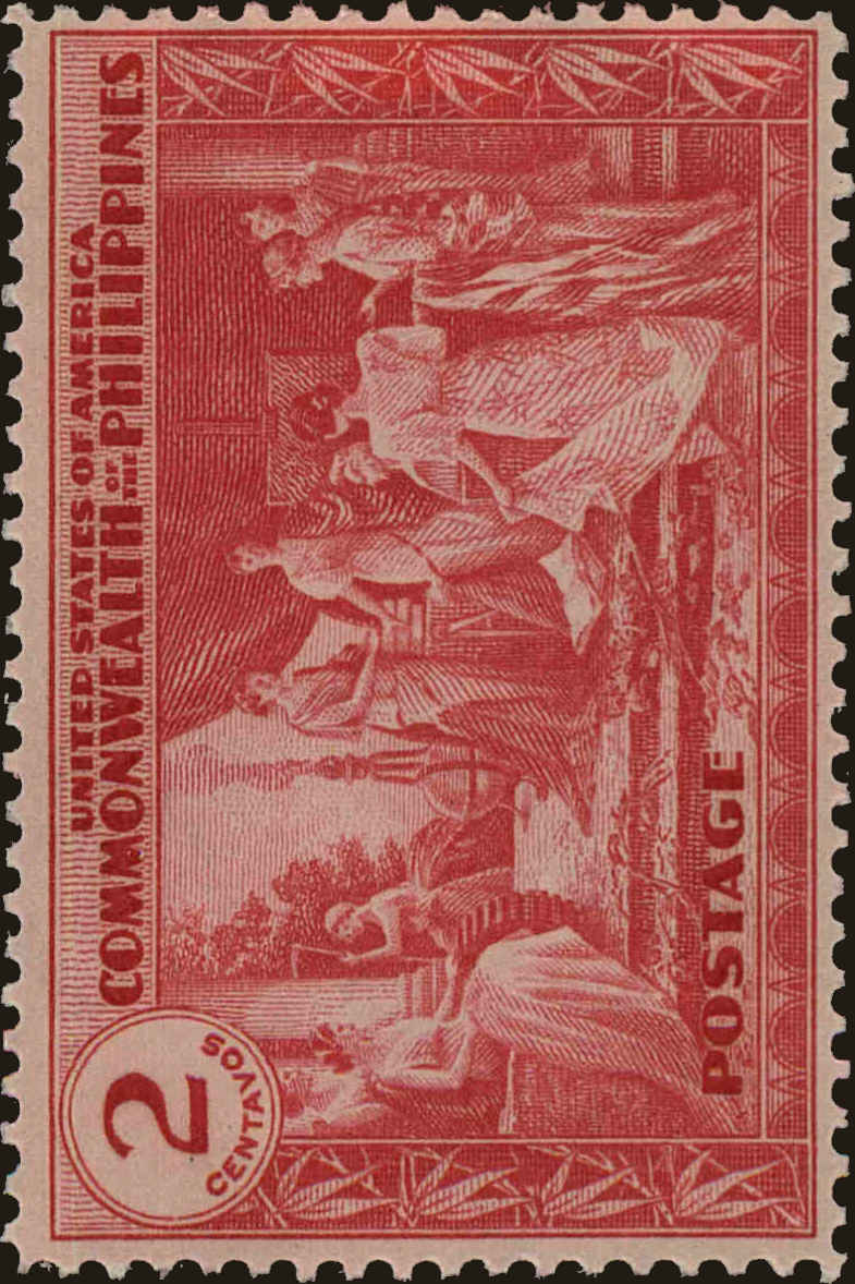 Front view of Philippines (US) 397 collectors stamp