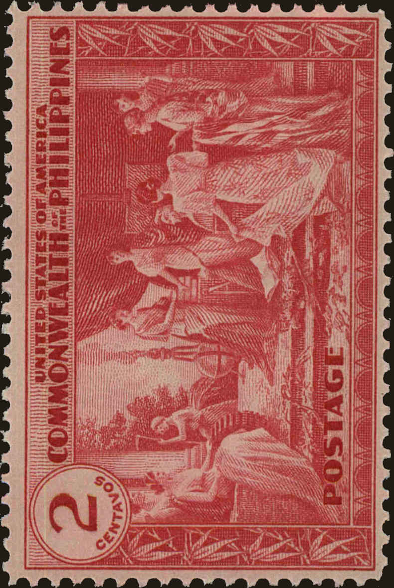 Front view of Philippines (US) 397 collectors stamp