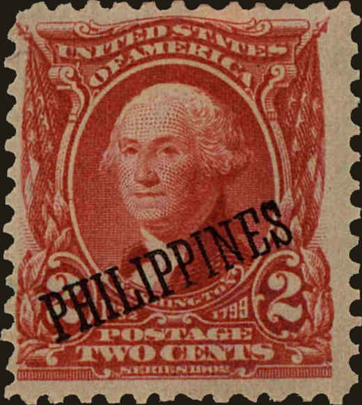 Front view of Philippines (US) 227 collectors stamp