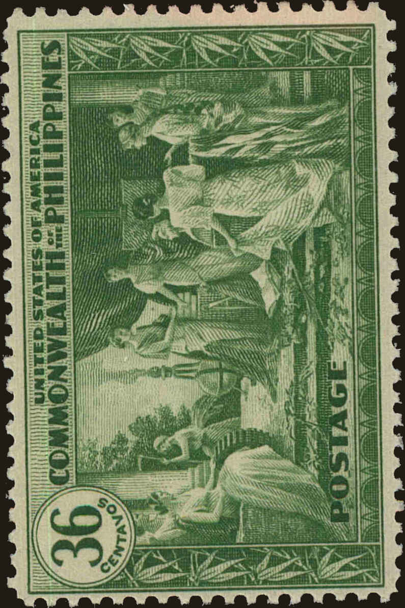 Front view of Philippines (US) 400 collectors stamp