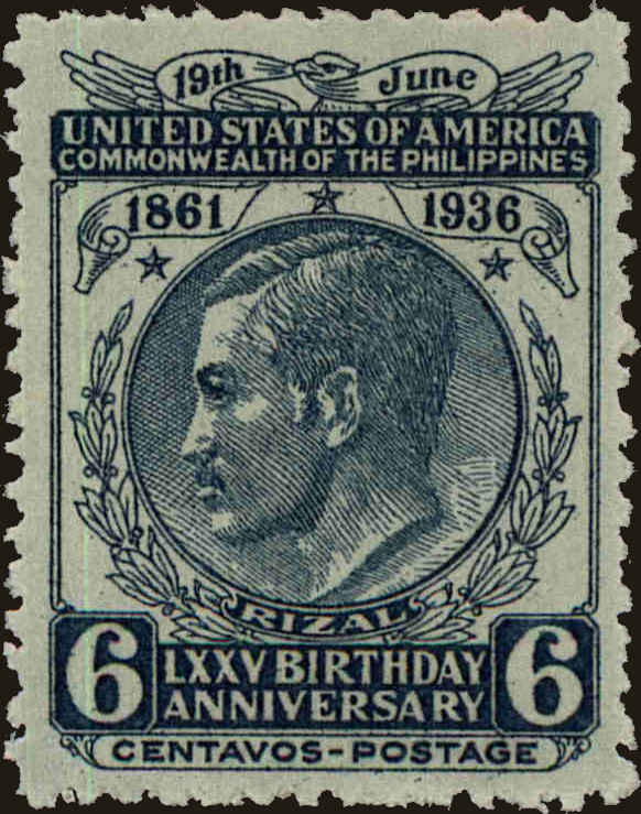 Front view of Philippines (US) 403 collectors stamp