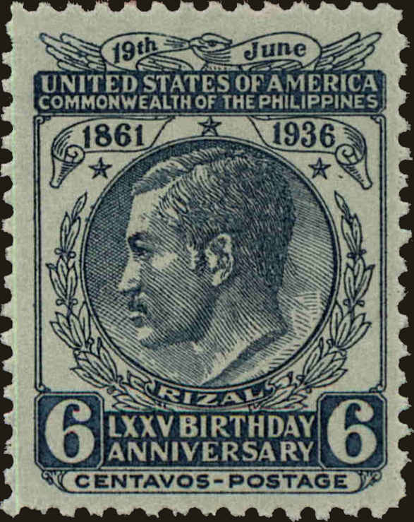 Front view of Philippines (US) 403 collectors stamp