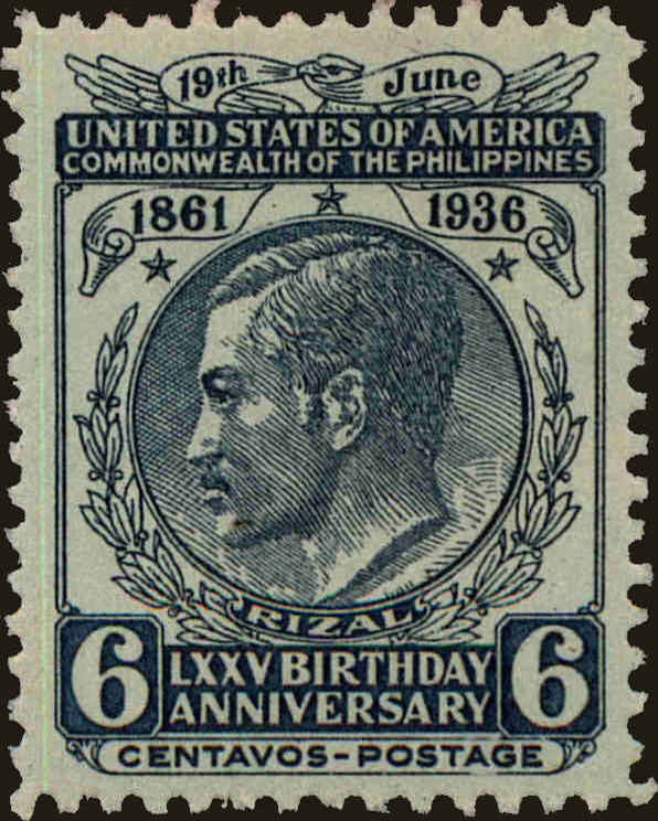 Front view of Philippines (US) 403 collectors stamp