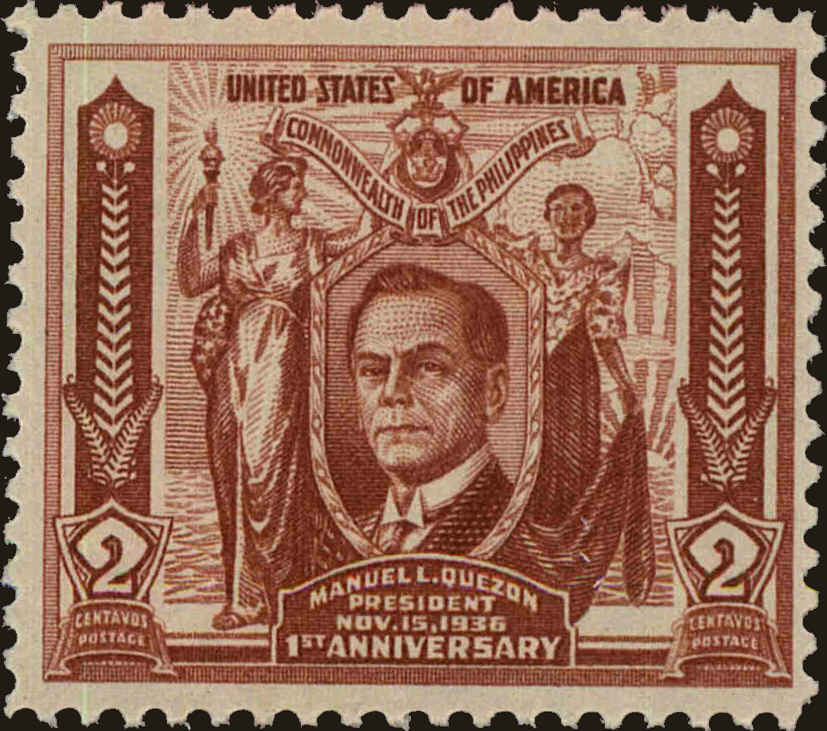 Front view of Philippines (US) 408 collectors stamp