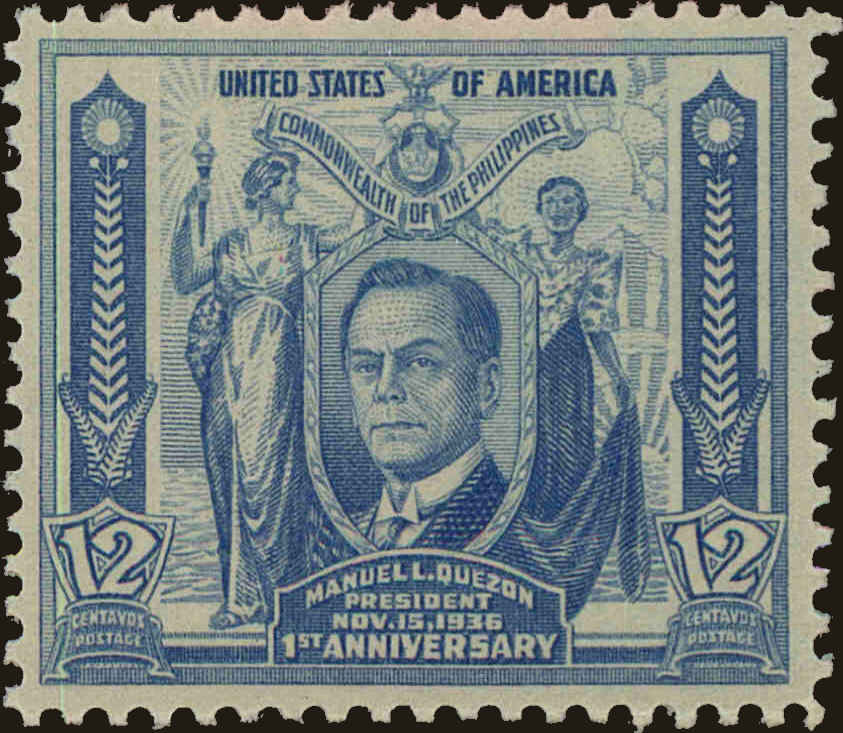 Front view of Philippines (US) 410 collectors stamp