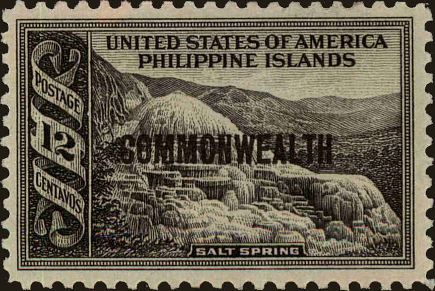 Front view of Philippines (US) 416 collectors stamp