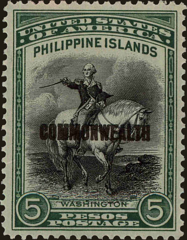 Front view of Philippines (US) 424 collectors stamp