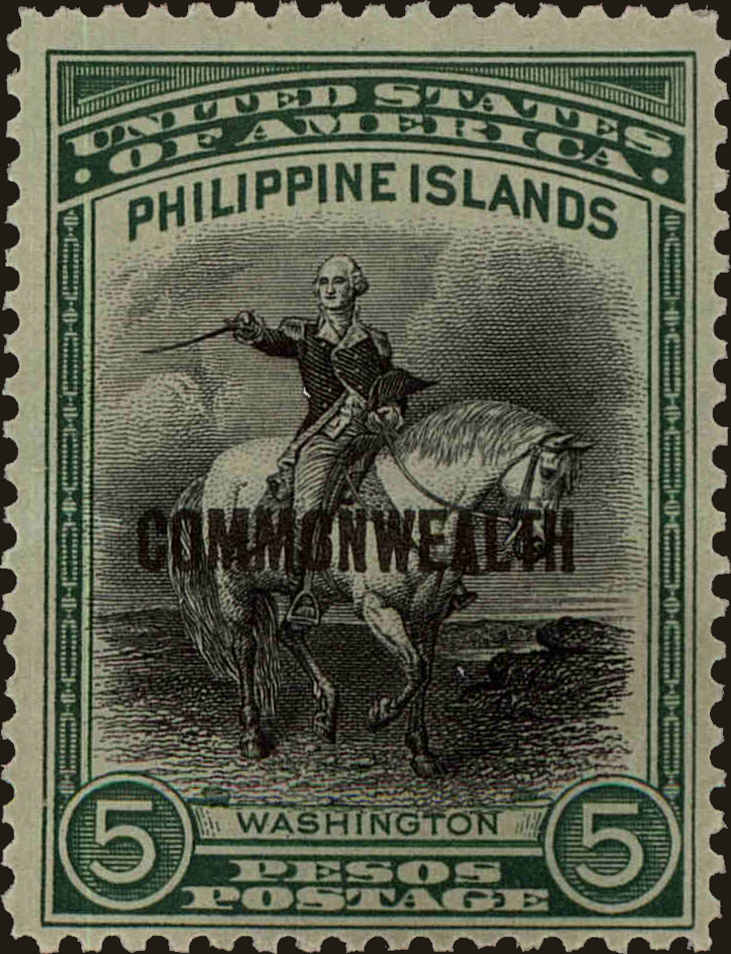 Front view of Philippines (US) 424 collectors stamp