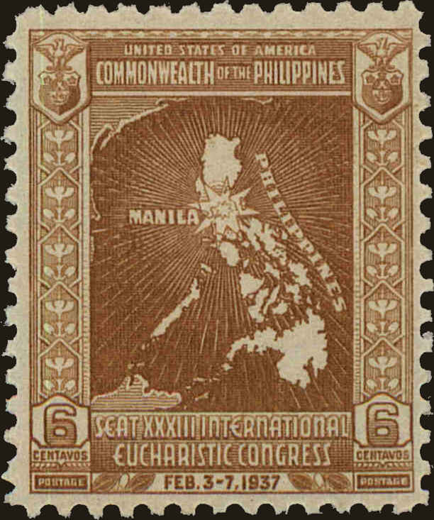Front view of Philippines (US) 426 collectors stamp