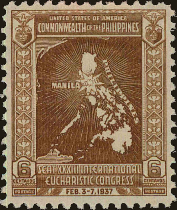 Front view of Philippines (US) 426 collectors stamp