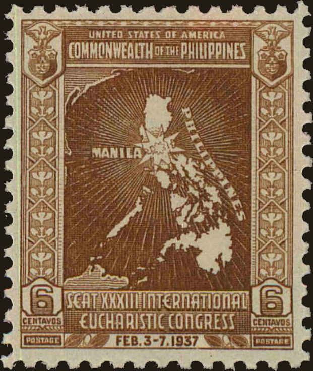 Front view of Philippines (US) 426 collectors stamp