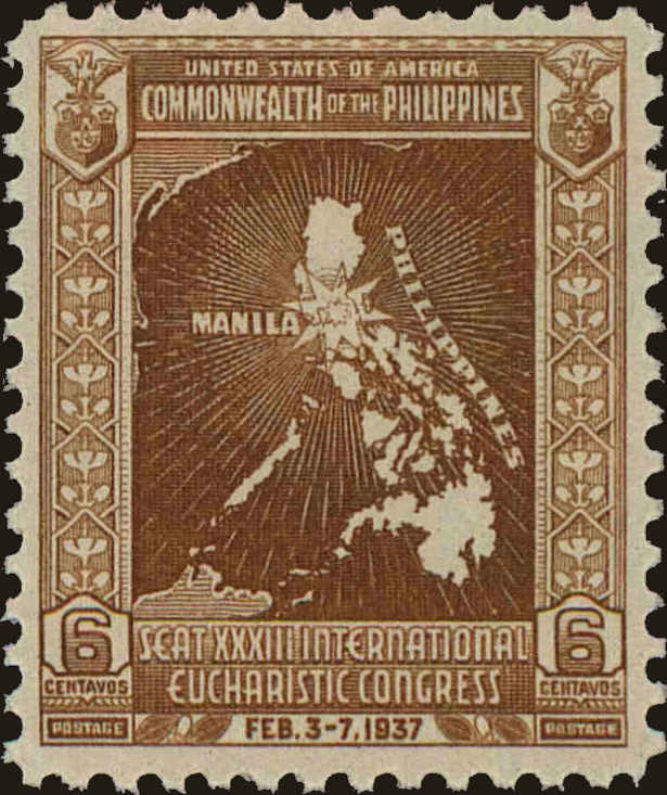 Front view of Philippines (US) 426 collectors stamp