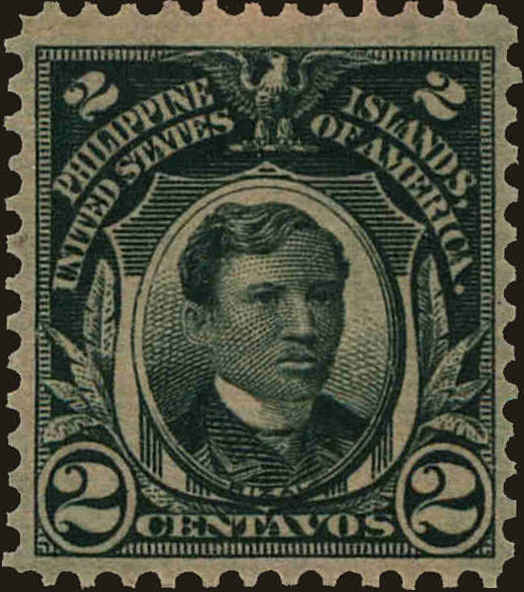 Front view of Philippines (US) 241 collectors stamp
