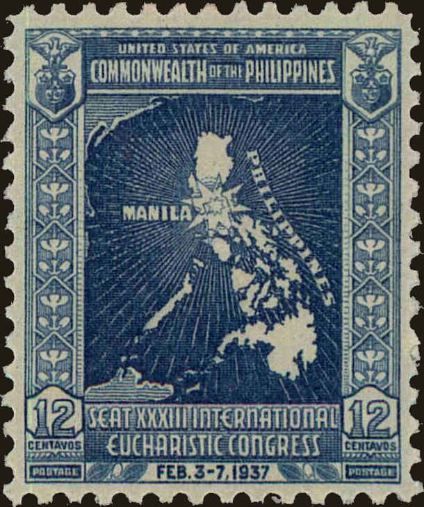 Front view of Philippines (US) 427 collectors stamp