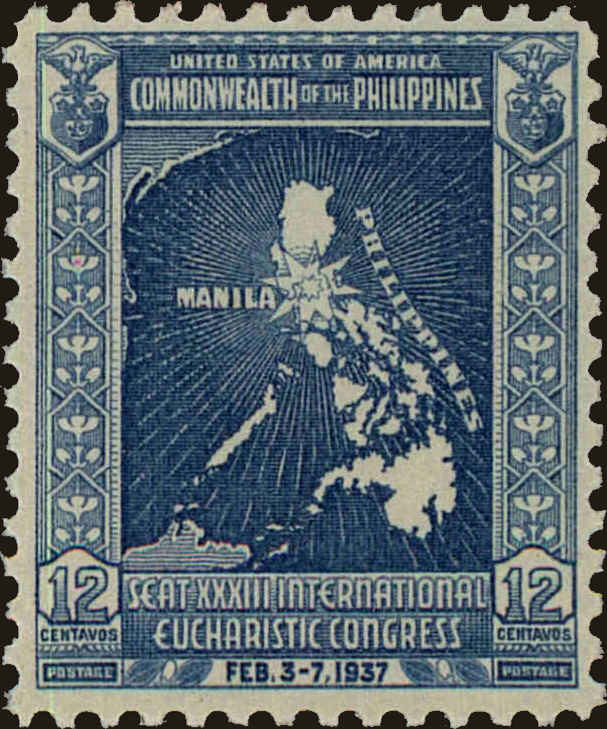 Front view of Philippines (US) 427 collectors stamp