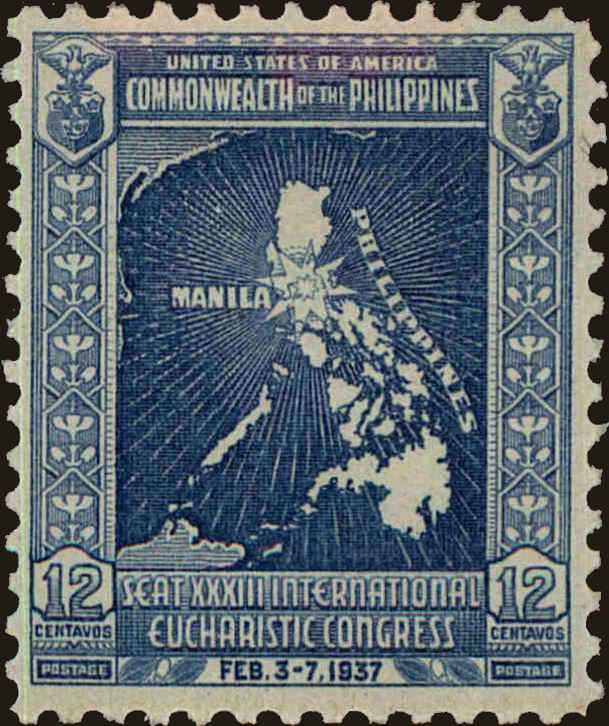 Front view of Philippines (US) 427 collectors stamp