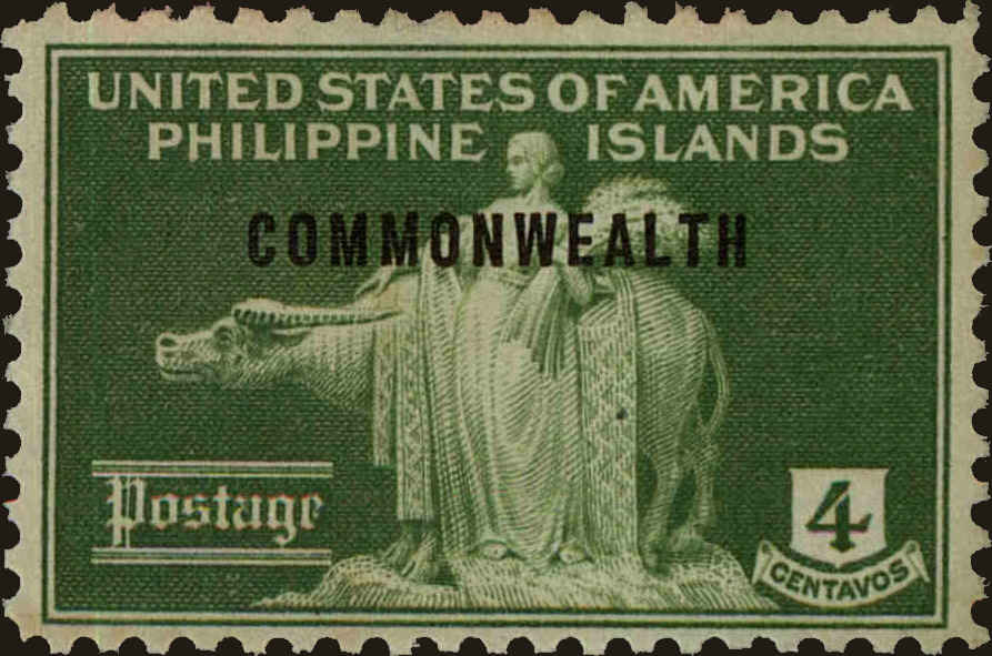 Front view of Philippines (US) 434 collectors stamp